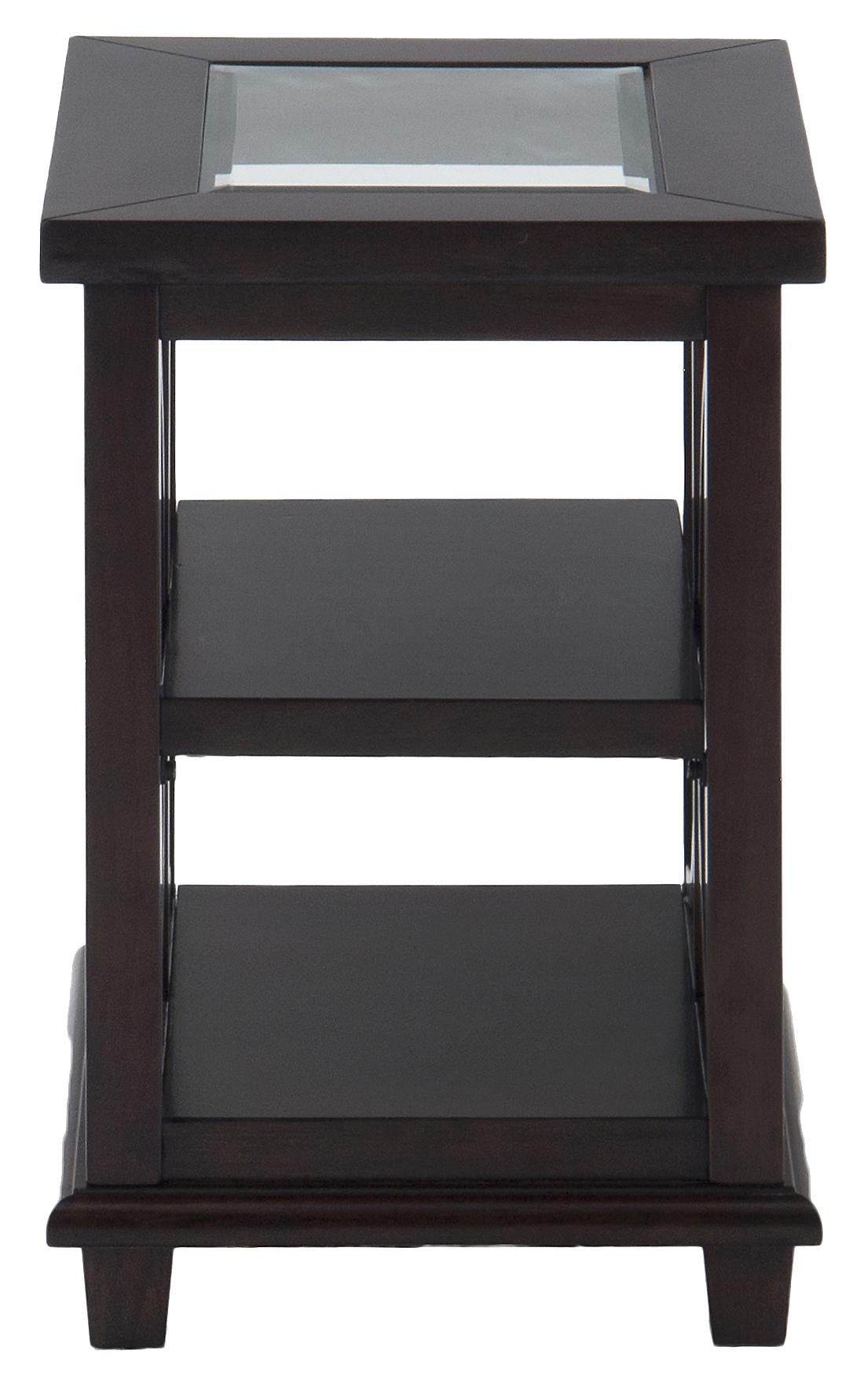 Chairside Table w/ Glass Top